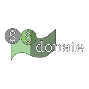 image may contain: green dollar bill with dollar signs with "donate"